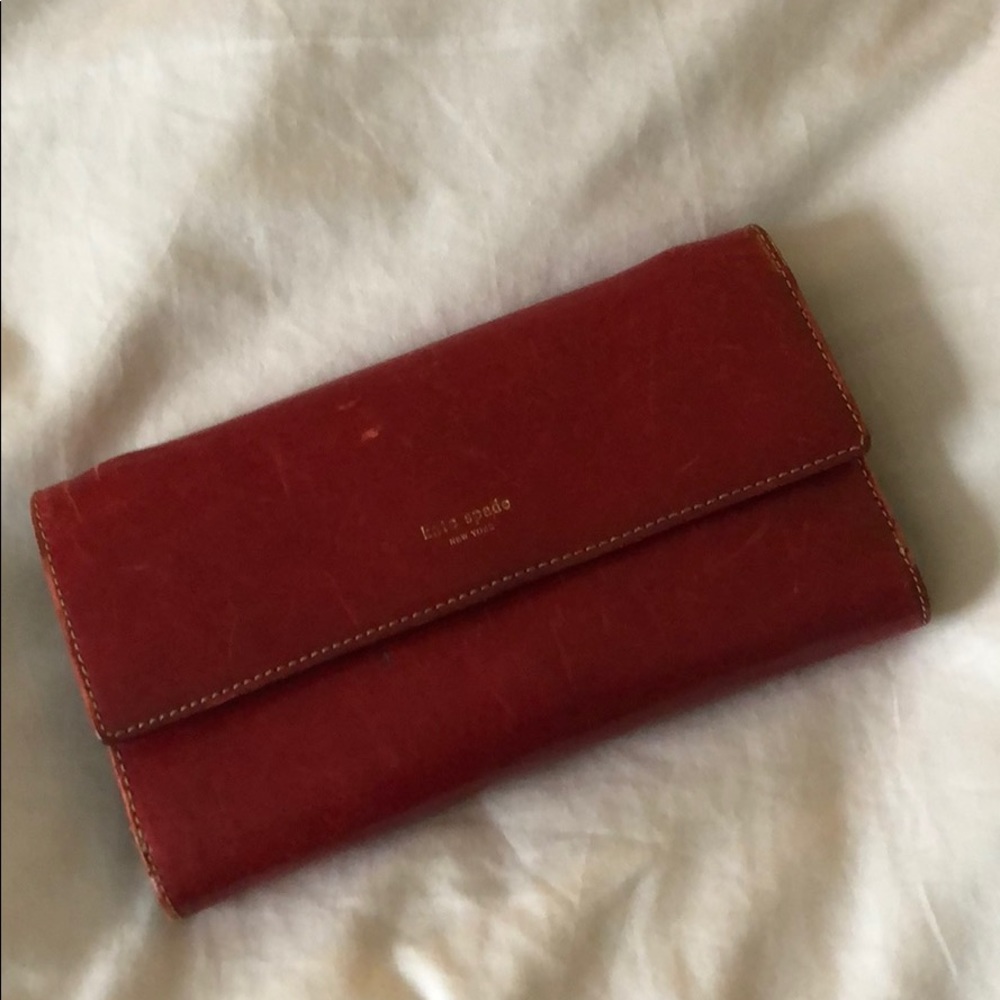 Kate Spade Red Clutch